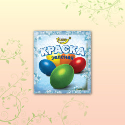 Барвник для яєць (зелений) 5г / 1000шт Барвник для яєць (зелений) 5г / 1000шт