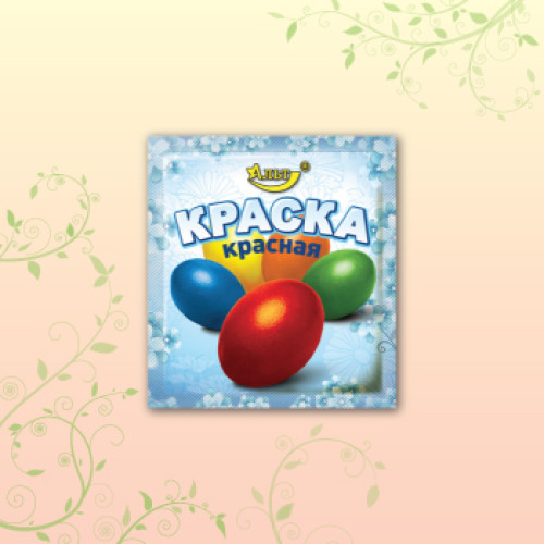 Барвник для яєць (червоний) 5г / 1000шт Барвник для яєць (червоний) 5г / 1000шт