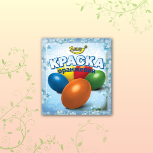 Барвник для яєць (помаранчевий) 5г / 1000шт Барвник для яєць (помаранчевий) 5г / 1000шт