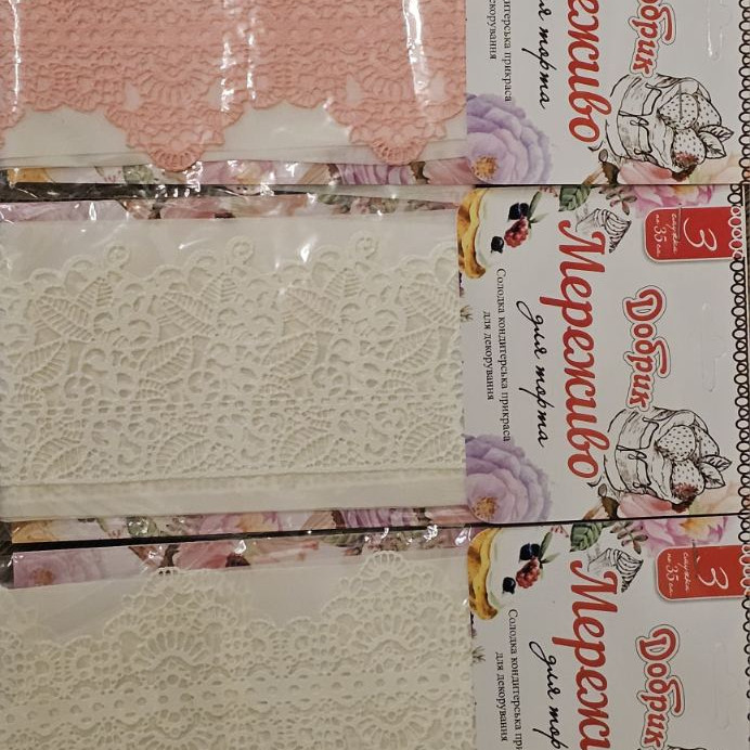 Кружево для торта 10шт/ящ