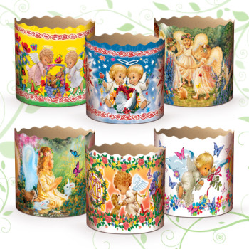 (90х85) Бумажная форма для пасок    