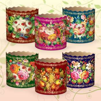 (90х85) Бумажная форма для пасок   