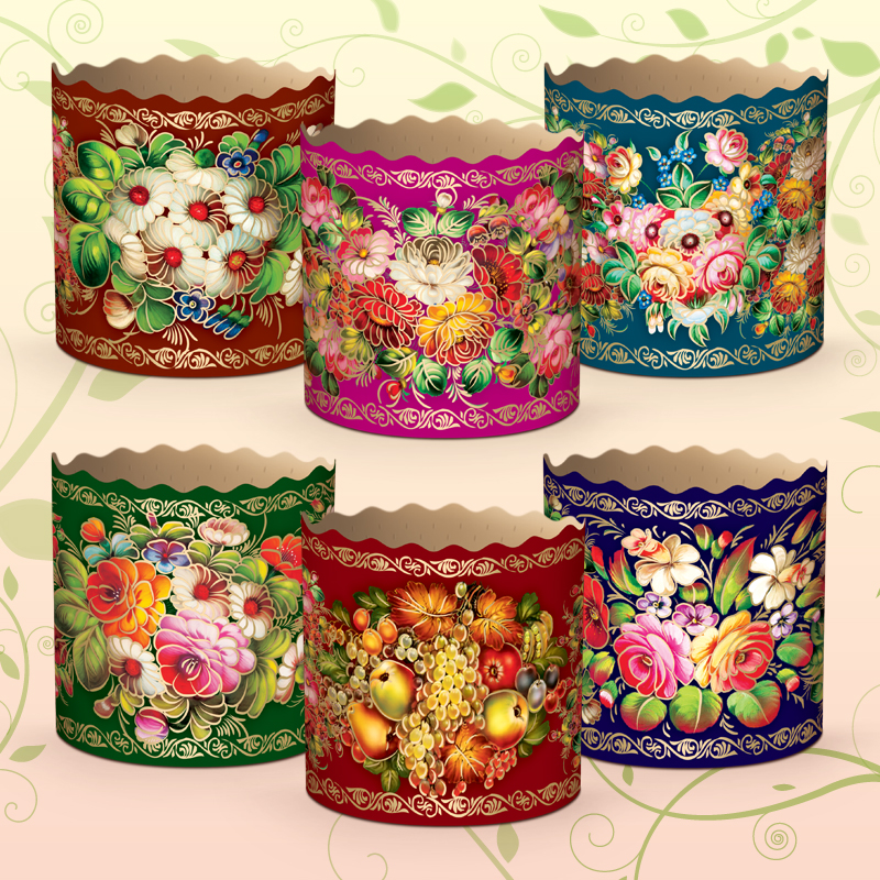 (90х85) Паперова форма для пасок 