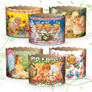 (110х85) Бумажная форма для пасок    