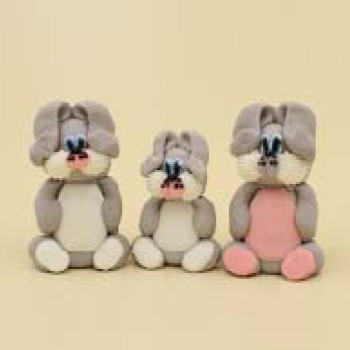 Три Зайці сірі / 20шт