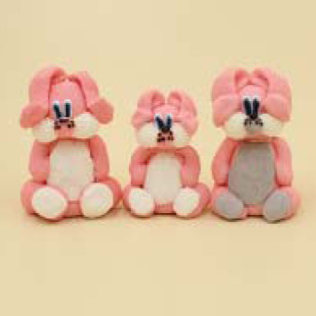 Три Зайці рожеві / 20шт