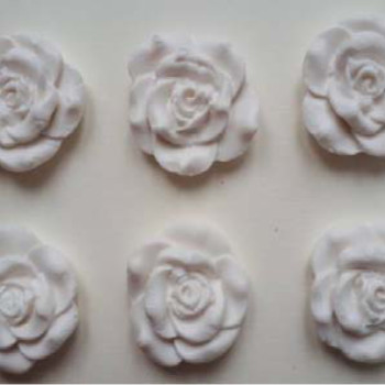 Троянда D35 біла  6шт/16уп   ***