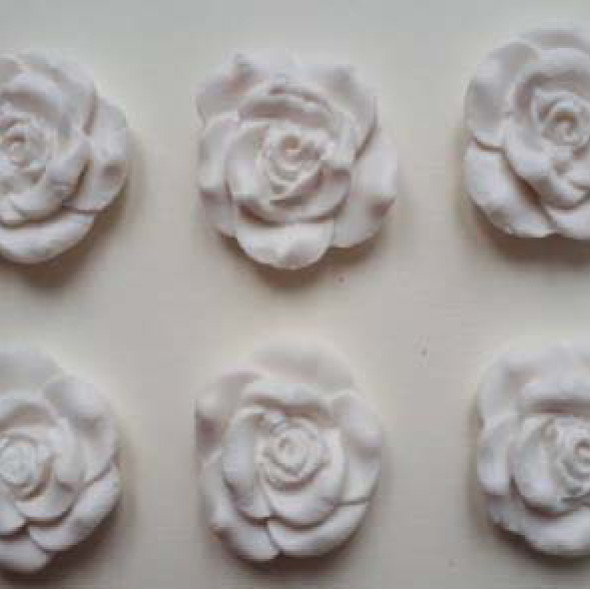 Троянда D35 біла  6шт/16уп   ***