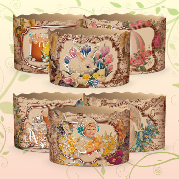 (130х85) Паперова форма для пасок 