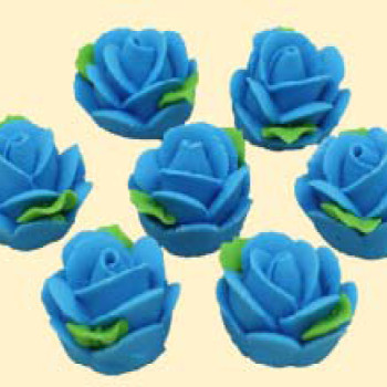 Троянда середня блакитна (7шт) / 30шт
