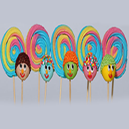Веселі пупси (веселка D35-5шт, голова D25-5шт) /16шт