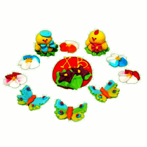 Набір кондитерських цукрових прикрас 