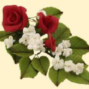 Букет троянд №6 темно-червоний  (6уп/ящ) бл