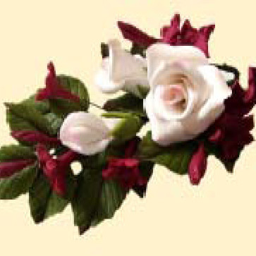 Букет троянд №7 білий (6уп/ящ) бл