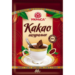 Какао натуральне 80гр / 60шт Какао натуральне 80гр / 60шт