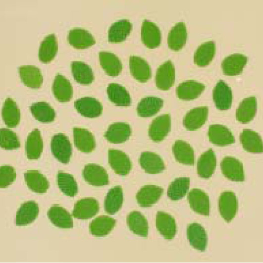 Листок маленький L25  50шт/50уп   ***