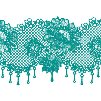 Мереживо № 1 Бирюзовое Н-60 (3шт)