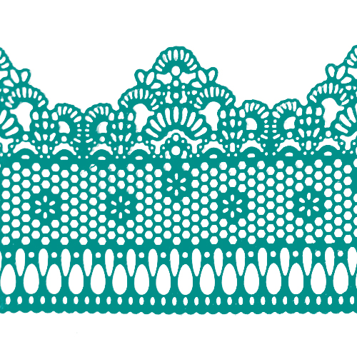 Мереживо № 3 Бирюзовое Н-60 (3шт)