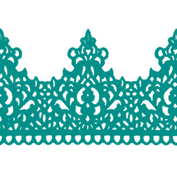 Кружево № 5 Бирюзовое Н-60 (3шт)
