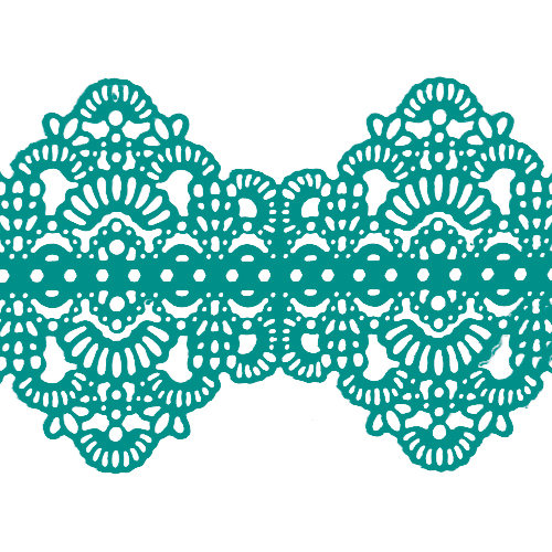 Мереживо № 6 Бирюзовое Н-60 (3шт)