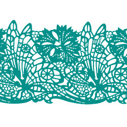 Мереживо №13 Бирюзовое Н-60 (3шт) Мереживо №13 Бирюзовое Н-60 (3шт)