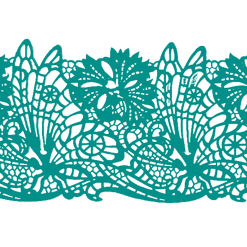 Мереживо №13 Бирюзовое Н-60 (3шт)