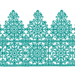 Мереживо №15 Бирюзовое Н-60 (3шт) Мереживо №15 Бирюзовое Н-60 (3шт)