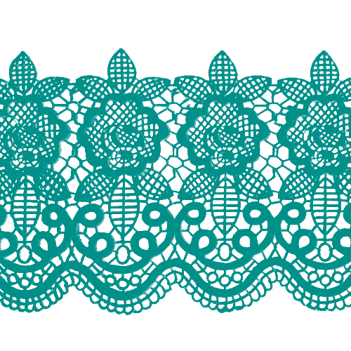 Мереживо №16 Бирюзовое Н-60 (3шт)