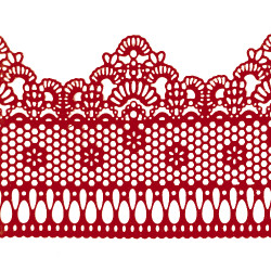 Мереживо № 3 Бордове Н-60 (3шт) Мереживо № 3 Бордове Н-60 (3шт)