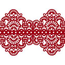 Мереживо № 6 Бордове Н-60 (3шт) Мереживо № 6 Бордове Н-60 (3шт)