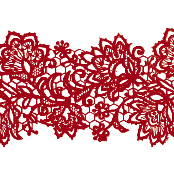 Кружево № 7 Бордовое Н-60 (3шт)