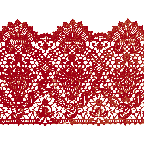 Кружево № 8 Бордовое Н-60 (3шт)