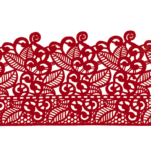 Мереживо №10 Бордове Н-60 (3шт)