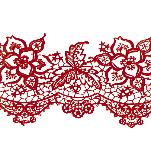 Кружево №11 Бордовое Н-60 (3шт)