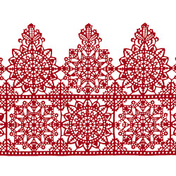 Мереживо №15 Бордове Н-60 (3шт) Мереживо №15 Бордове Н-60 (3шт)