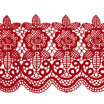 Кружево №16 Бордовое Н-60 (3шт)