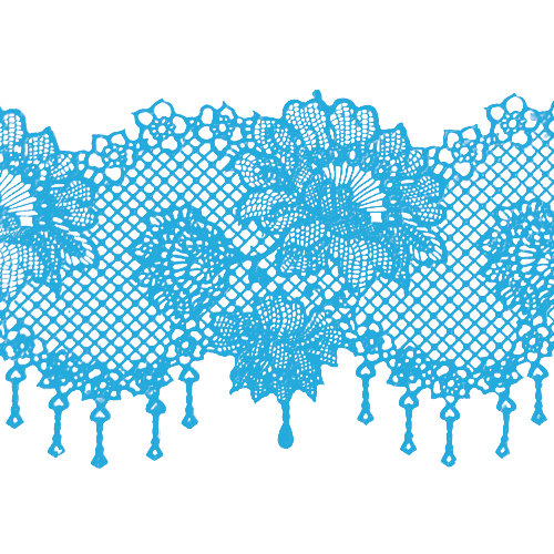 Мереживо № 1 Голубе Н-60 (3шт) Мереживо № 1 Голубе Н-60 (3шт)