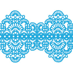 Мереживо № 6 Блакитне Н-60 (3шт) Мереживо № 6 Блакитне Н-60 (3шт)