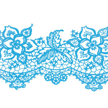 Мереживо №11 Блакитне Н-60 (3шт)