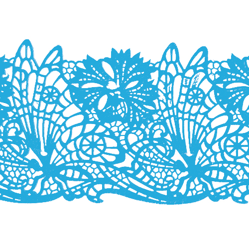 Мереживо №13 Блакитне Н-60 (3шт)