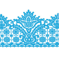 Мереживо №14 Блакитне Н-60 (3шт) Мереживо №14 Блакитне Н-60 (3шт)