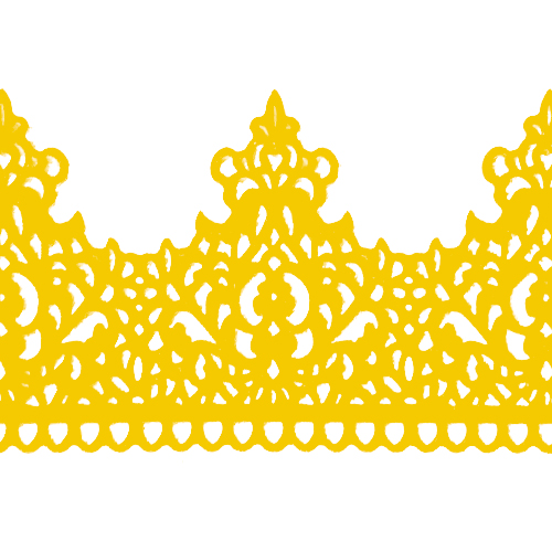 Мереживо № 5 Жовте Н-60 (3шт)