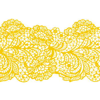 Мереживо №12 Жовте Н-60 (3шт)