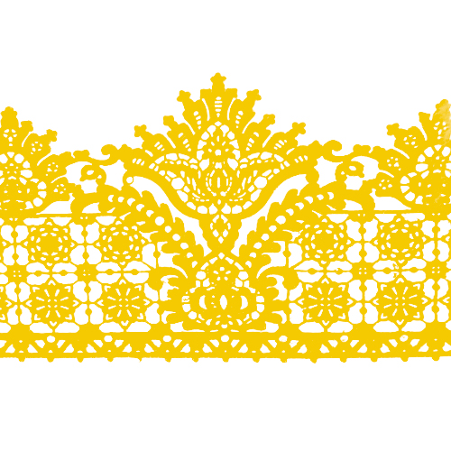 Мереживо №14 Жовте Н-60 (3шт)