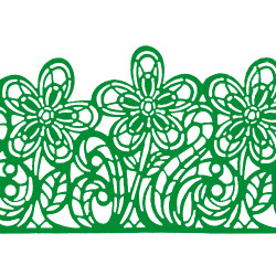 Мереживо № 4 Зелене Н-60 (3шт) Мереживо № 4 Зелене Н-60 (3шт)