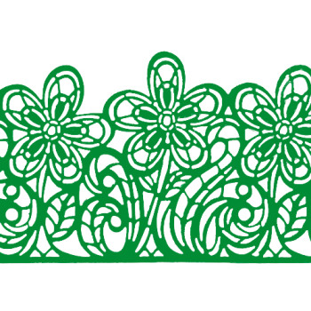 Кружево № 4 Зеленое Н-60 (3шт)