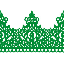 Мереживо № 5 Зелене Н-60 (3шт) Мереживо № 5 Зелене Н-60 (3шт)