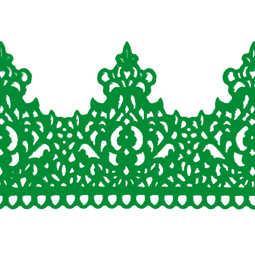 Мереживо № 5 Зелене Н-60 (3шт)