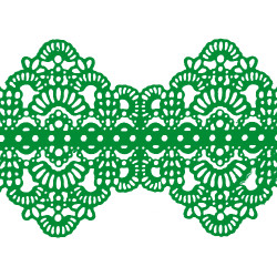 Мереживо № 6 Зелене Н-60 (3шт) Мереживо № 6 Зелене Н-60 (3шт)