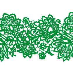 Мереживо № 7 Зелене Н-60 (3шт)